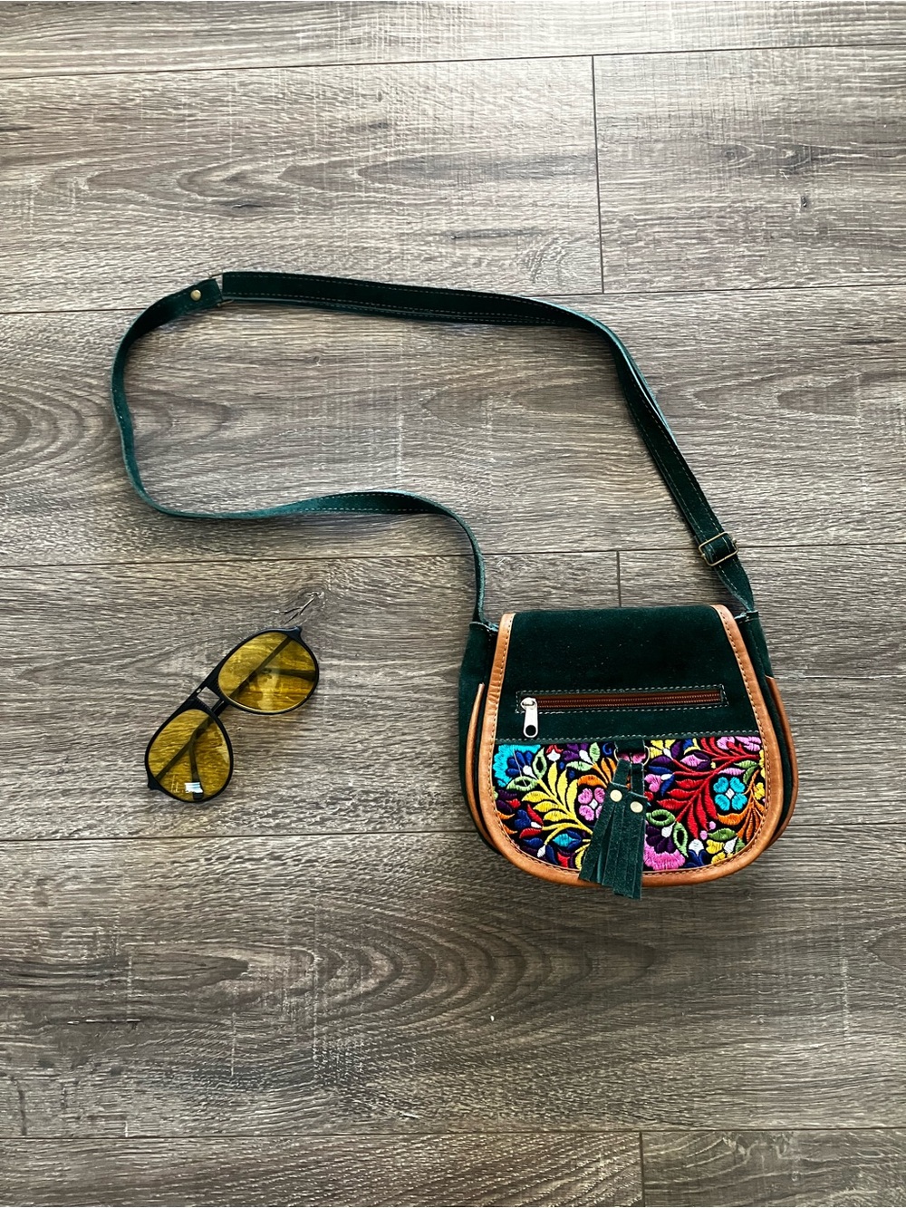 Mini Crossbody Bag with Tassel